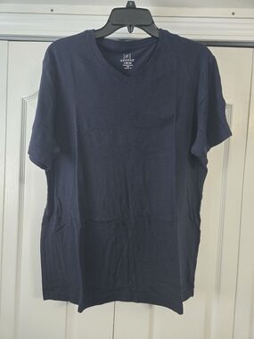 George Men’s Dark Navy V-Neck Short Sleeve Tee